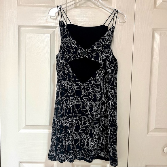 NWOT Urban Outfitters Silence + Noise Ella Abstract Sleeveless Dress - Picture 4 of 16